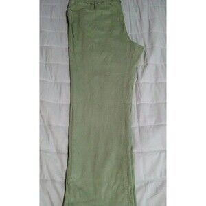 D & Co Size 24w Green Jeans
